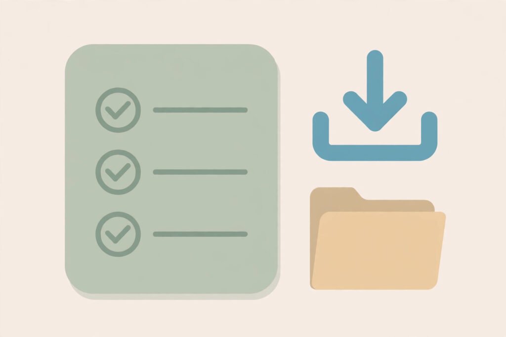 Checklist for fixing a checksum error