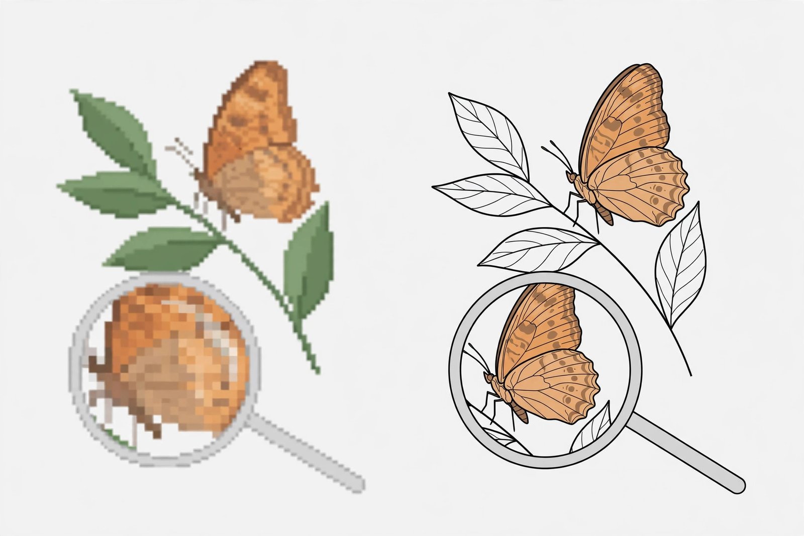 Visual explanation of JPG lossy compression versus PNG lossless quality