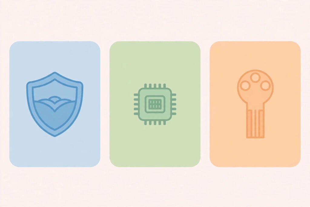 Secure Boot versus TPM and BIOS password — what each firmware security feature does